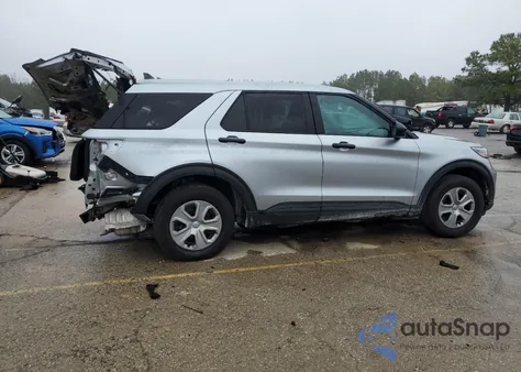 2023 Ford Explorer Police Interceptor из США, поврежденный, VIN 1FM5K8AB9PGA06519